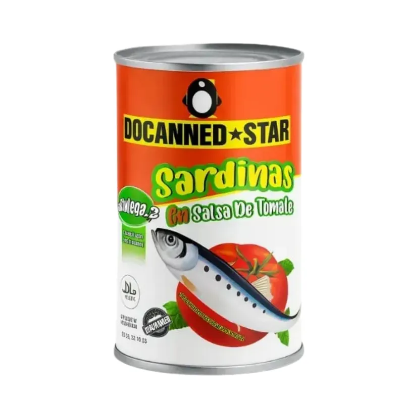 Sardinas Docanned con salsa de tomate 425 G