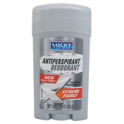 Desodorante antitranspirante para hombres Lucky Extreme Energy (45 g - 1.6 oz)1