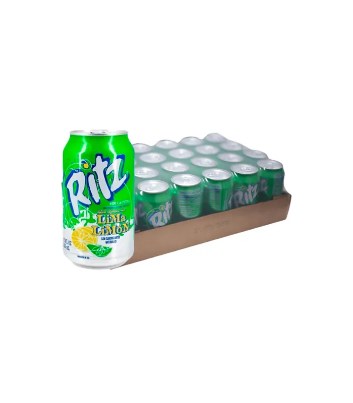 Caja de refresco gaseado limón Ritz (24 x 355 ml)