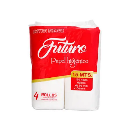 Papel higiénico 4 unidades