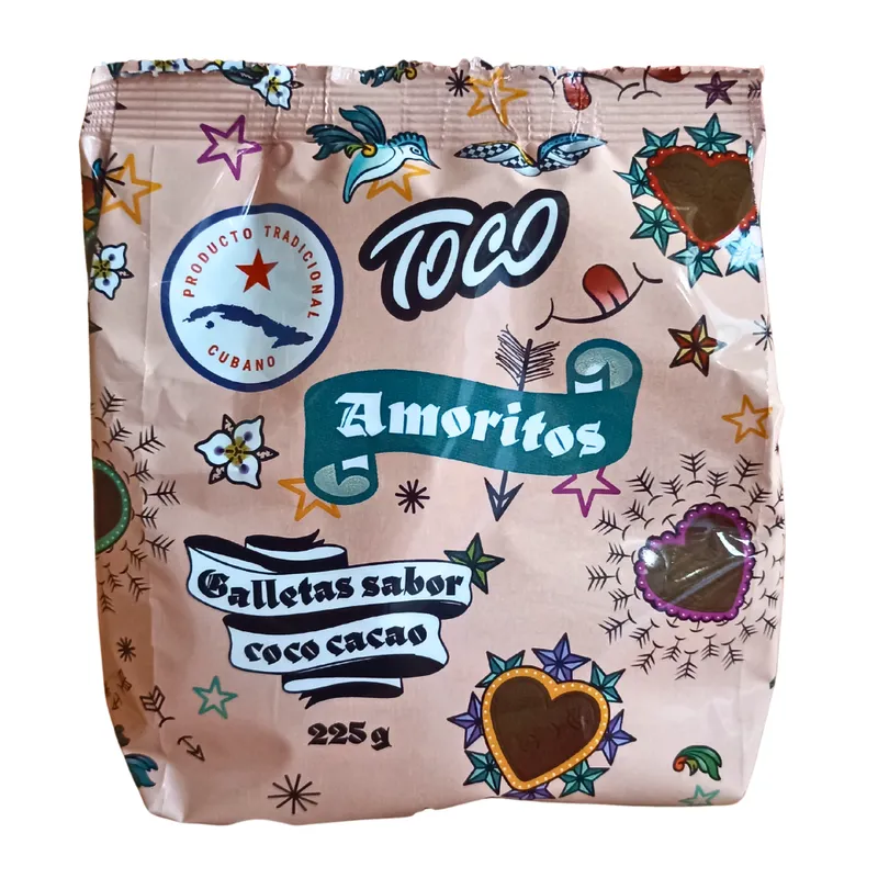 Galletas Amoritos sabor coco cacao 225 GR