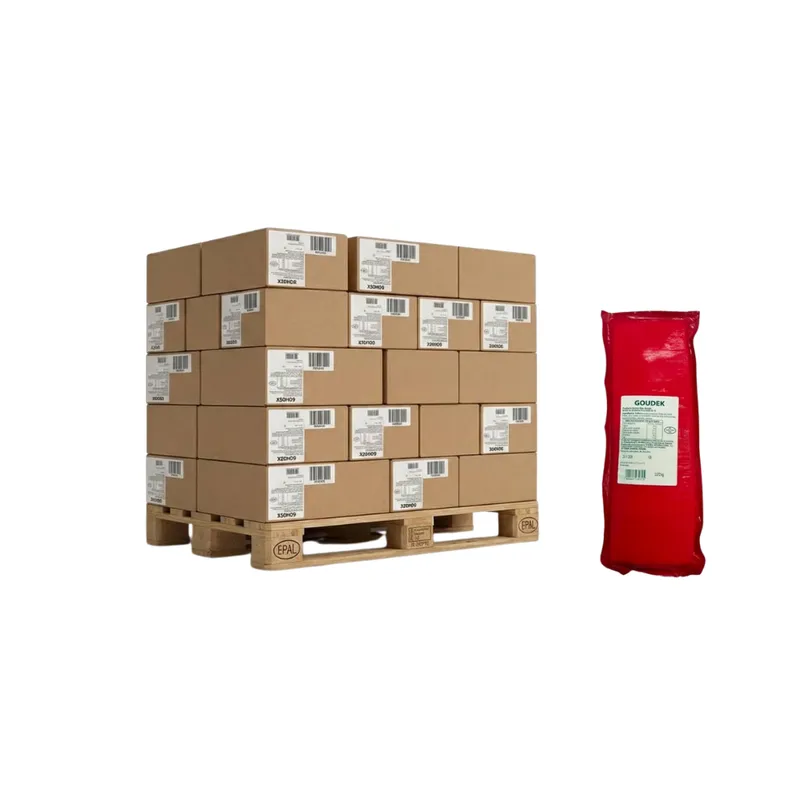 Pallet de 100 cajas de queso gouda