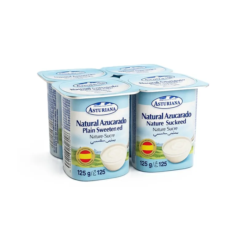 Yogurt Natural azucarado 125 g (pack de 4 )