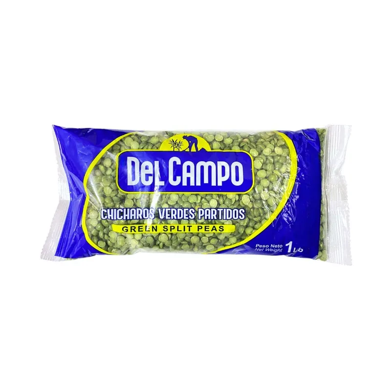 Chícharos verdes partidos Del Campo (454 g / 1 lb)