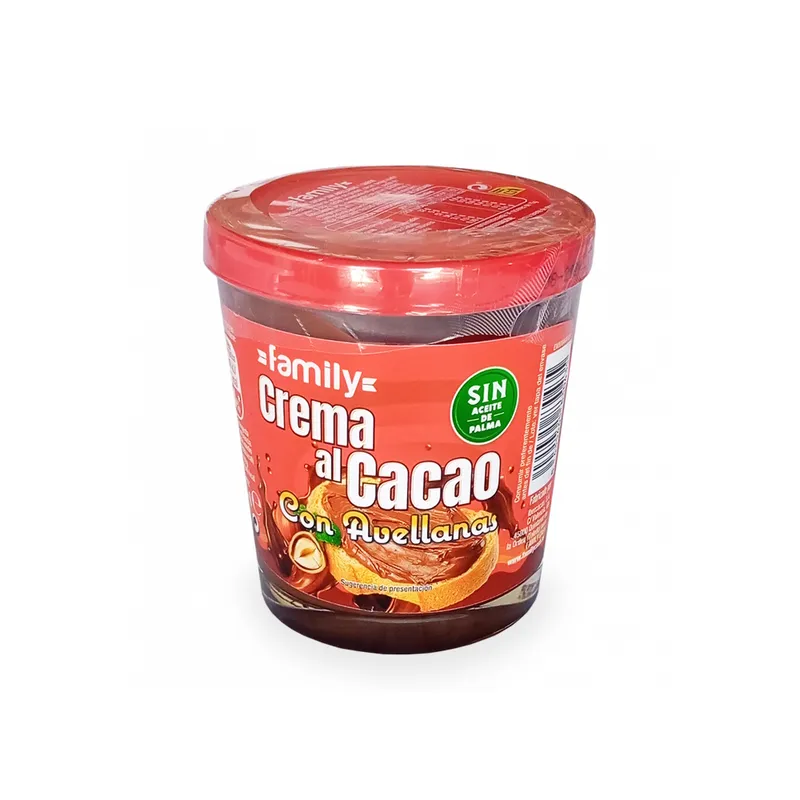 Crema al cacao con avellanas Family (210 g / 7.40 oz)