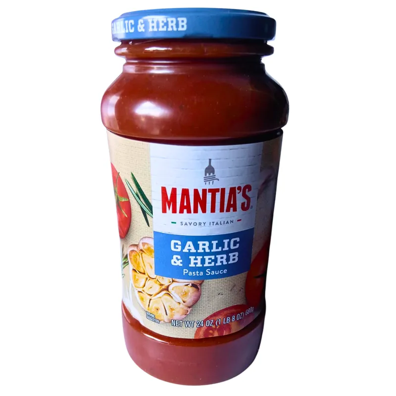 Salsa de Tomate con Pasta de Ajo y Hierbas 24 OZ