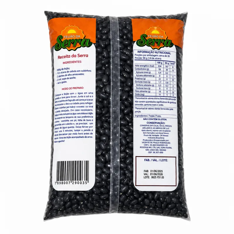 Frijoles negros Serra (1 kg / 2.2 lb) 2