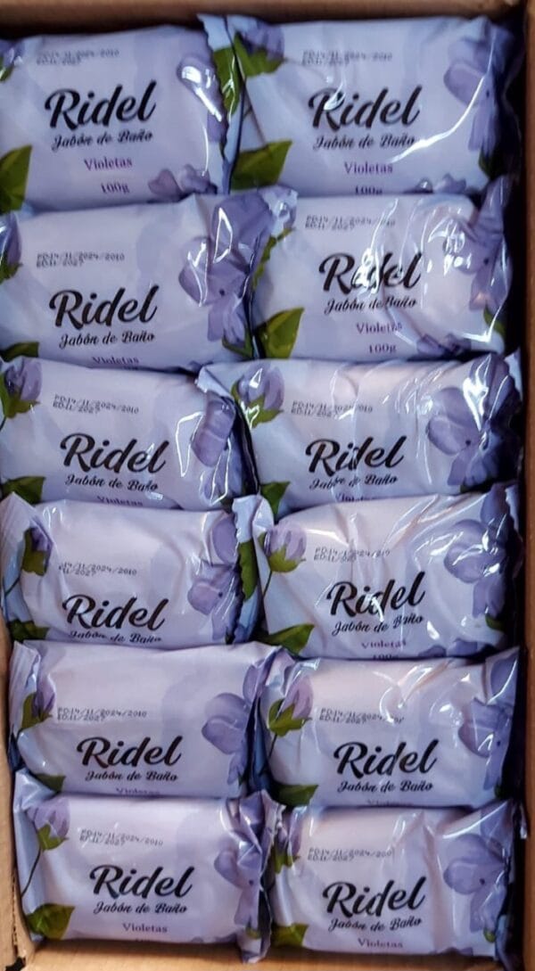 Jabón de baño 100 g Violeta ( 10 unidades)