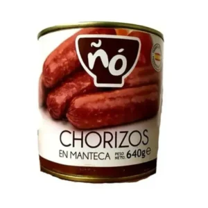 Chorizos en manteca 640 gr