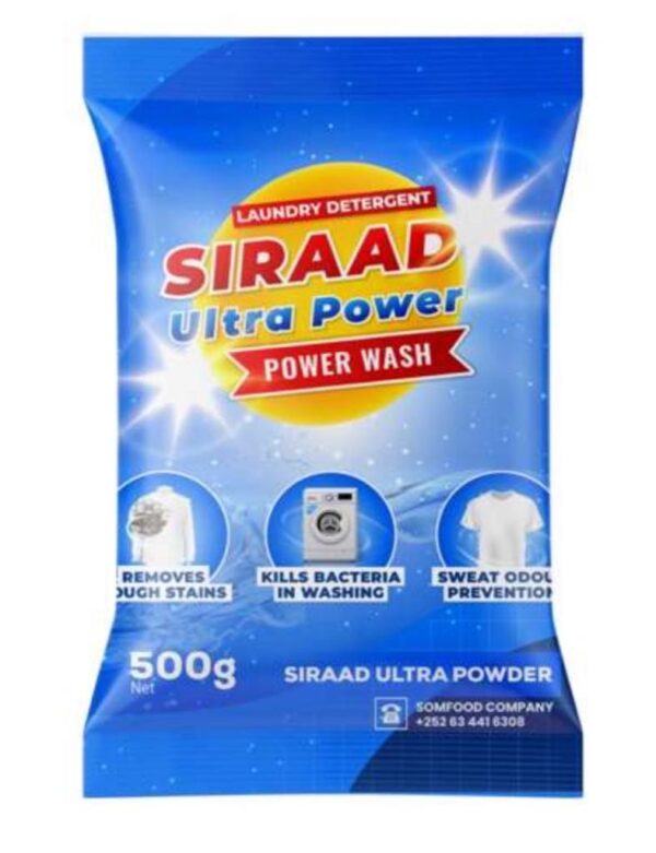 Detergente en polvo 500g ( 10 unidades )