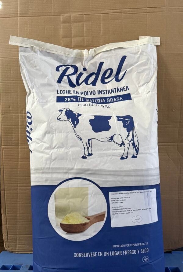 Leche en polvo instantánea (Saco de 25 kg )