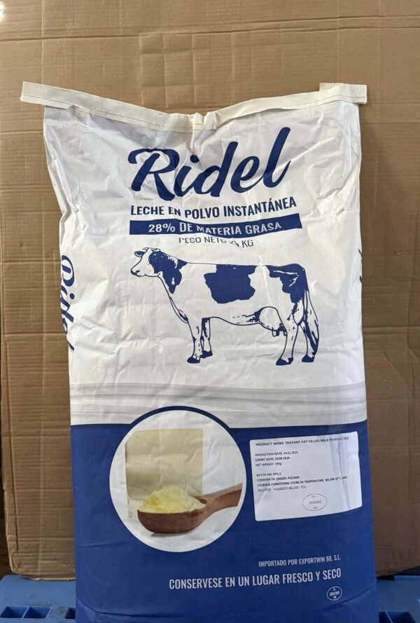 Leche en polvo instantánea (Saco de 25 kg )